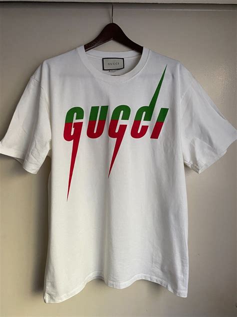 gucci red and green t shirt|guinness Gucci t shirt.